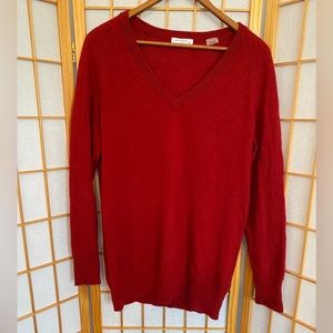 Equipment cashmere sweater (red)